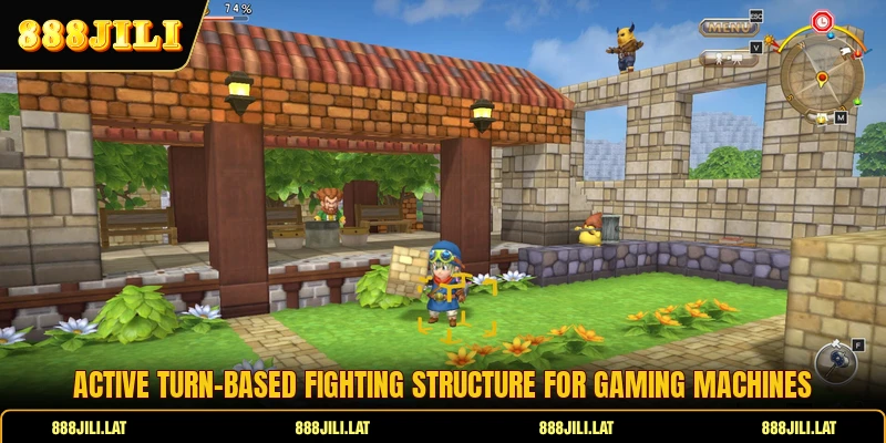 Active turn-based fighting structure for gaming machines