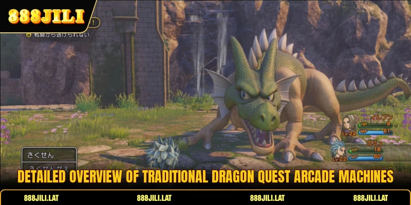 Detailed overview of traditional dragon quest arcade machines