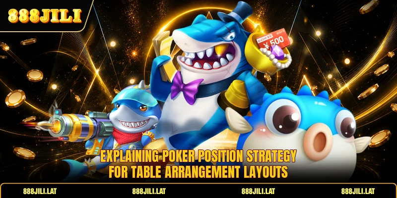 Explaining poker position strategy for table arrangement layouts