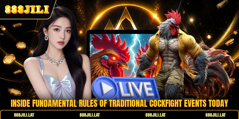 Inside fundamental rules of traditional cockfight events today