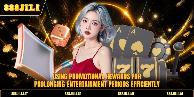 Using promotional rewards for prolonging entertainment periods efficiently